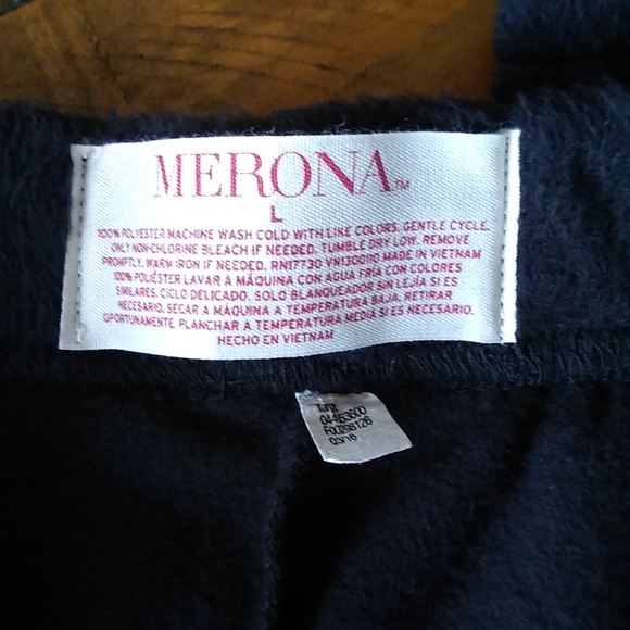 Black Lounge Pants size Large - Picture 3 of 4